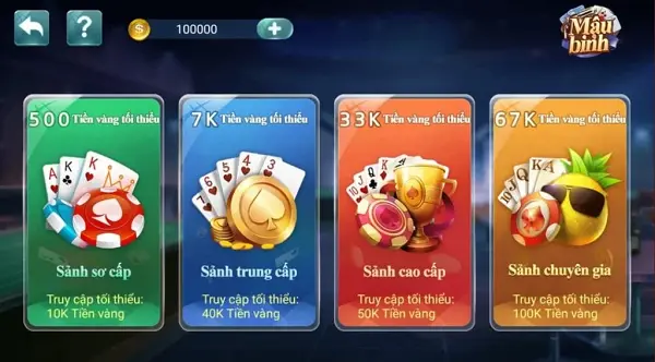 Giới thiệu về slot game Mậu Binh