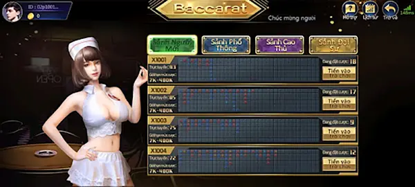 Giới thiệu game bài Baccarat sảnh LC Game CFUN68