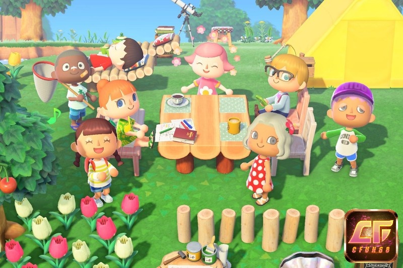 Game Animal Crossing sở hữu đồ họa đẹp mắt và âm thanh trẻ trung, tươi sáng, hài hòa với chủ đề về một thị trấn nhỏ