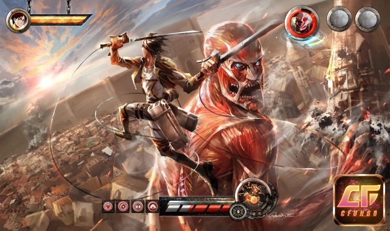 Lối chơi hành động phiêu lưu người chơi được hòa mình vào nhân vật đánh bại các Titan tạo trải nghiệm chân thực và đầy cảm xúc