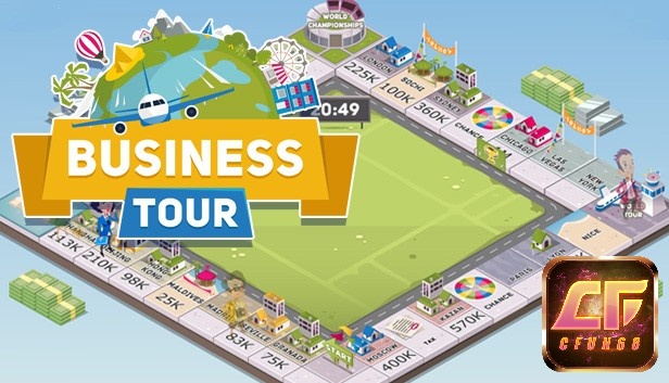 Game Business Tour là một trò chơi bàn cờ trực tuyến mô phỏng kinh doanh đầy thực tế và thú vị