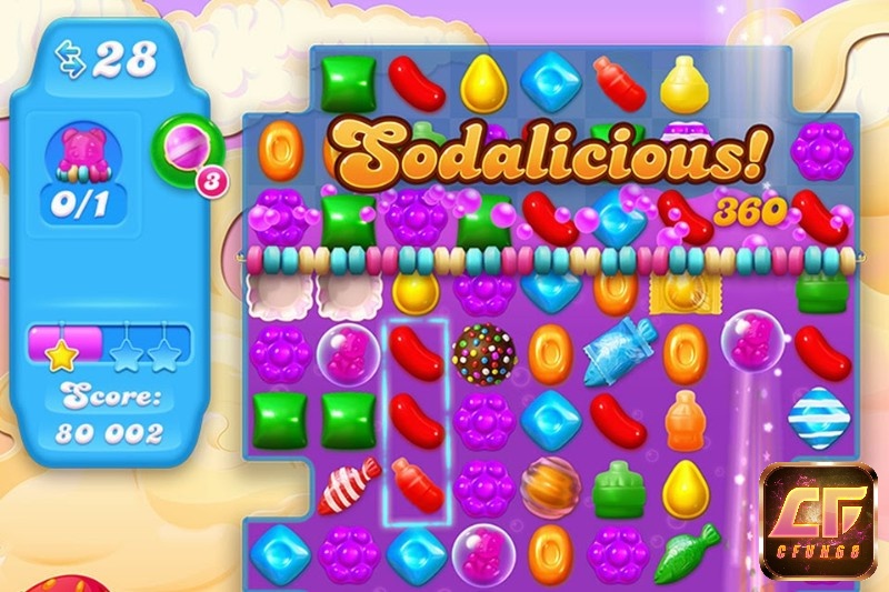 Candy Crush Soda Saga là một trò chơi giải đố rất phổ biến và có rất nhiều người chơi trên toàn thế giới.