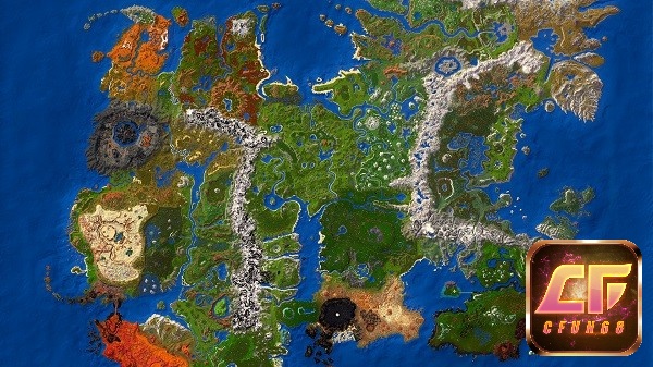 Minecraft có rất nhiều bản đồ để bạn khám phá