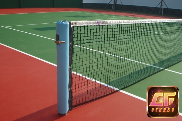 Quy định cột tennis trong kích thước sân quần vợt