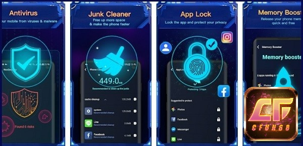 App Nox Security hỗ trợ tính năng diệt virus, chặn thông báo hiệu quả