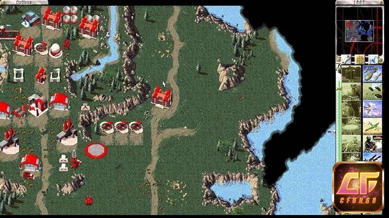 Người chơi được tuỳ chọn phe liên xô hoặc đồng minh trong Comando & Conquer Red Alert