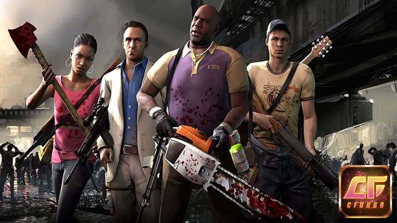 Nhóm vũ khí phụ sẽ giúp người chơi cận chiến với zombies