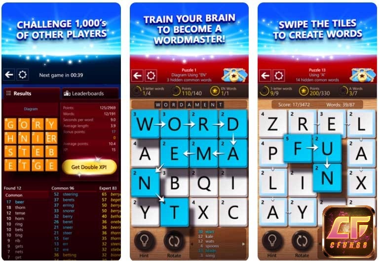 Game Wordament® một trò chơi nối chữ đỉnh cao được nhiều người yêu thích