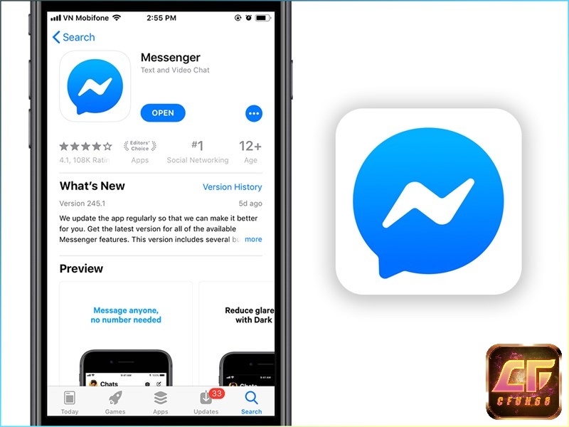 Cách tải app Messenger vô cùng dễ dàng