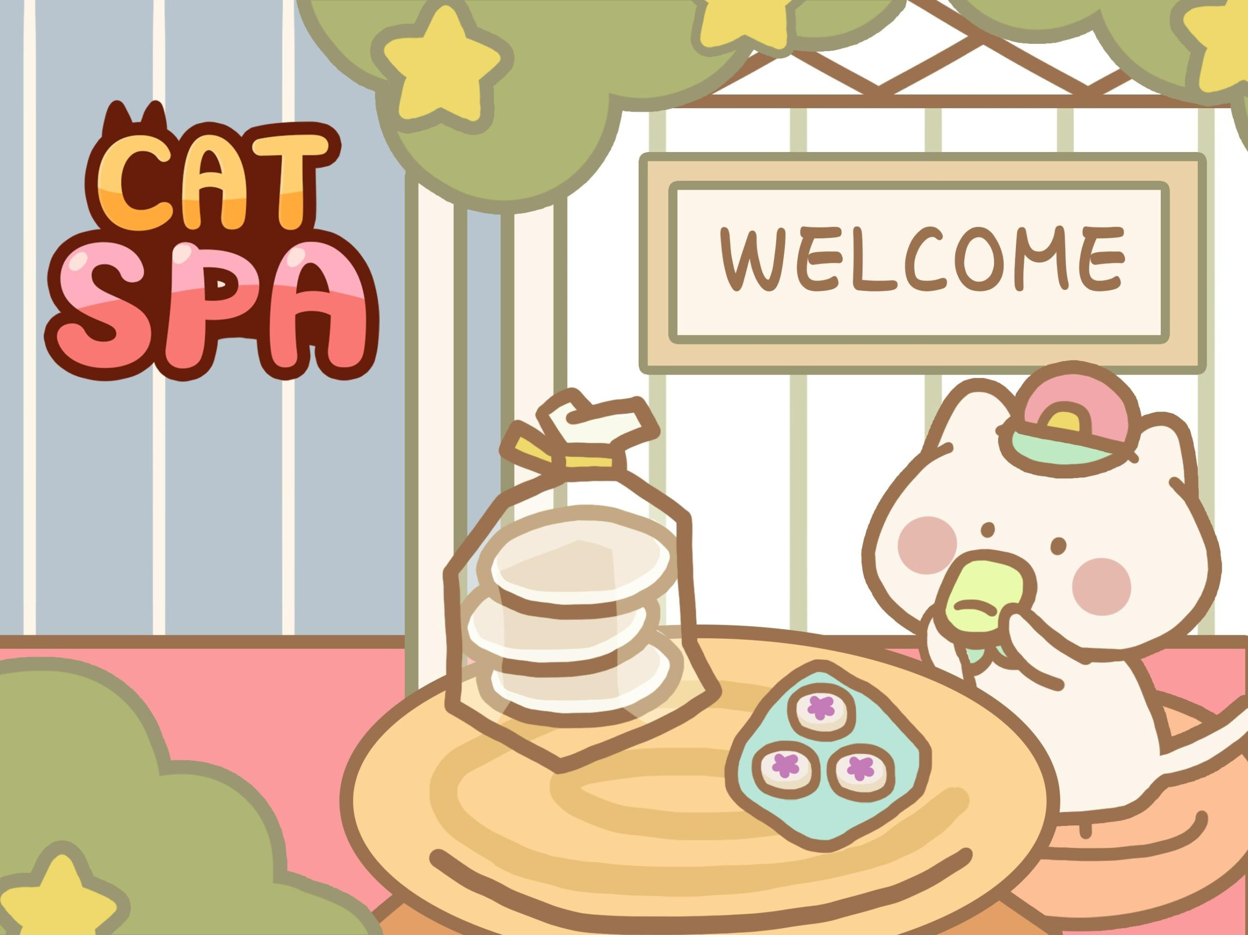 Game Cat Spa 2D - Quản lý tiệm spa mèo vui nhộn
