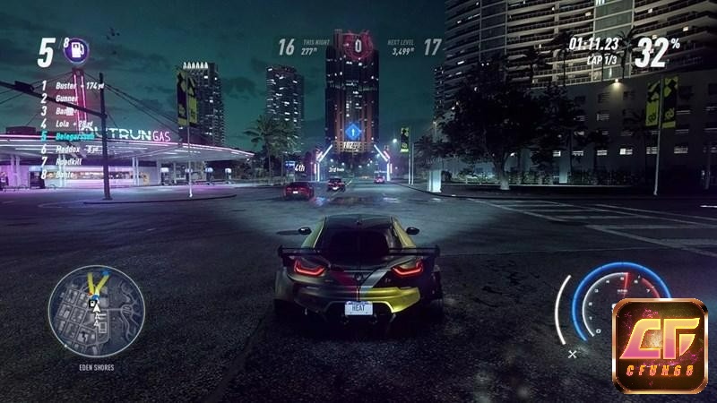 Hầu như tất cả các cuộc đua trong game Need for Speed Heat đều diễn ra trên đường phố