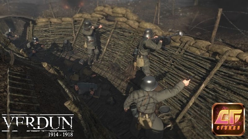 Gameplay Verdun với lối chơi đầy kịch tính và đậm chất thế chiến