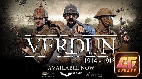 Game Verdun - Tái hiện Mặt trận phía Tây của Thế chiến I