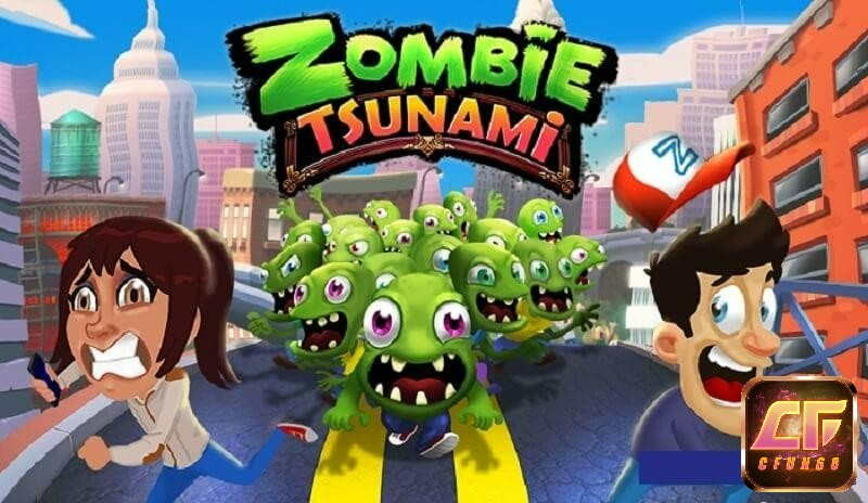Game Zombies Tsunami thiết kế chúng theo phong cách rất ngộ nghĩnh