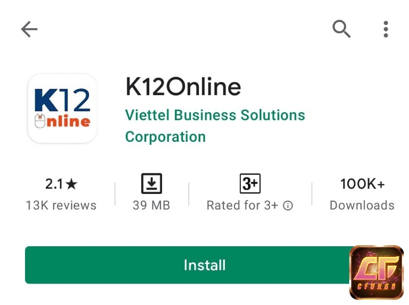 Ưu điểm của ứng dụng K12Online
