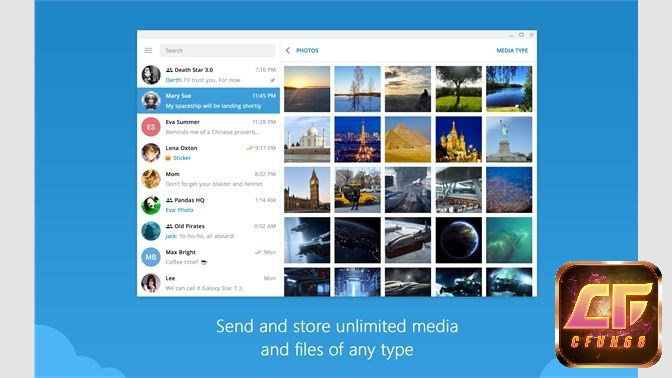 App Telegram Messenger là một ứng dụng nhắn tin siêu bảo mật