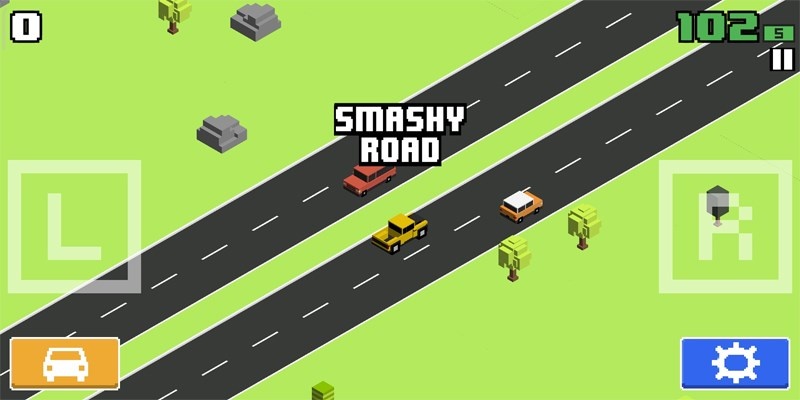 Game Smashy Road Wanted - Game đua xe phong cách mới lạ