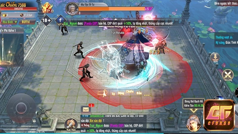 Game với lối chơi nhập vai vào nhân vật và chiến đấu với kẻ thù