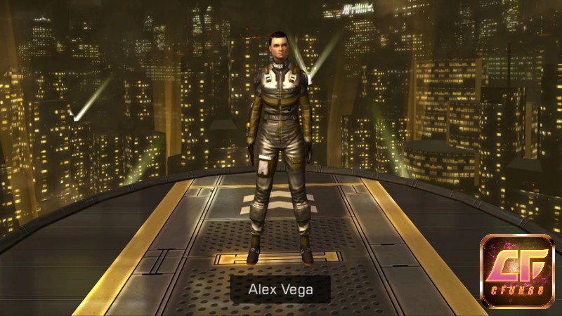 Nhân vật Alex Vega trong game Mankind Divided
