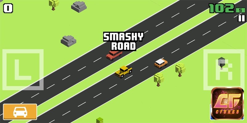Game Smashy Road Wanted trò chơi đua xe theo phong cách mới lạ