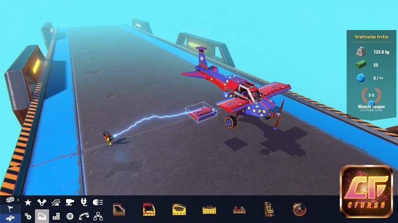 Chế tạo máy bay dễ dàng trong game Trailmakers