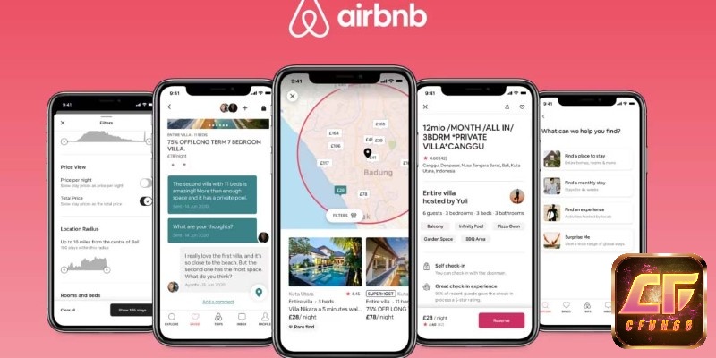 App Airbnb là ứng dụng du lịch tiện lợi được nhiều người dùng yêu thích hiện nay.