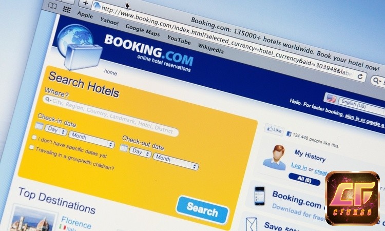 App Booking.com ứng dụng đặt phòng khách sạn trực tuyến uy tín hàng đầu.