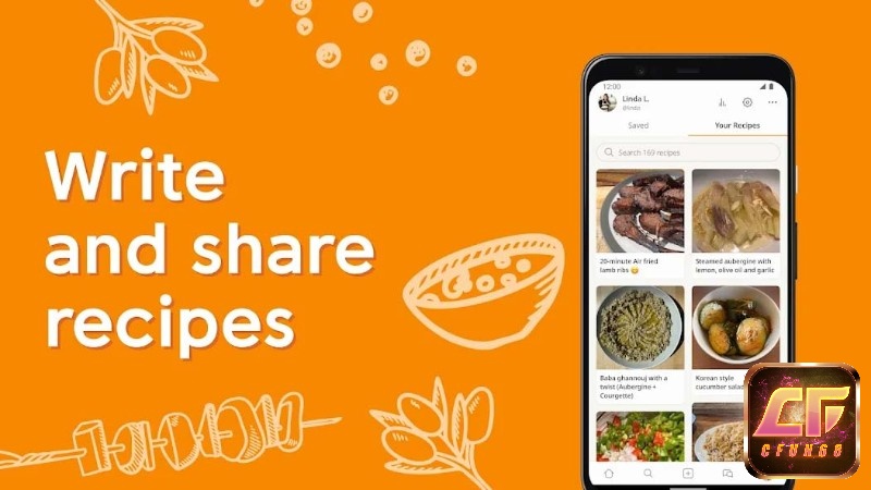 App Cookpad ứng dụng ẩm thực và nấu ăn phổ biến trên thiết bị di động
