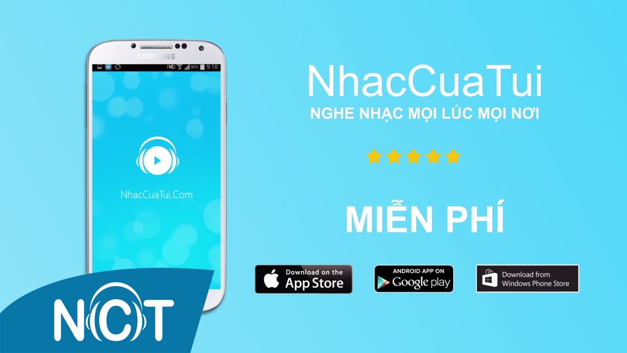 App NhacCuaTui - Ứng dụng nghe nhạc mp3 hàng đầu hiện nay