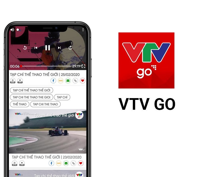 App VTV Go - Ứng dụng xem truyền hình trực tuyến