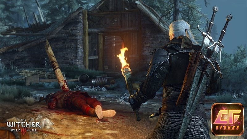 Kiếm Thép và Kiếm Bạc là hai vũ khí chính của Geralt
