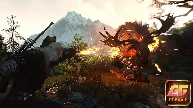 Geralt có vô số kỹ năng phép thuật để chiến đấu