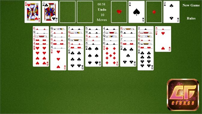 Đồ họa của trò chơi Aces and Kings là khá đơn giản và cổ điển