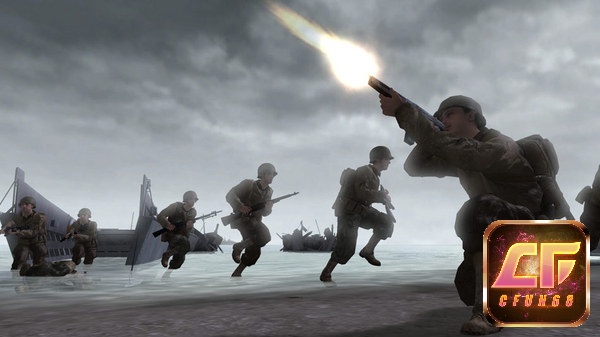 Game Call of Duty 2 được khen ngợi về đồ họa hấp dẫn và chất lượng cao