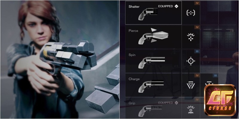 Đa dạng các loại súng trong trò chơi Control