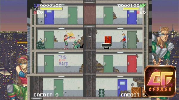 Cốt truyện của game Elevator Action kể về hành động của điệp viên Otto