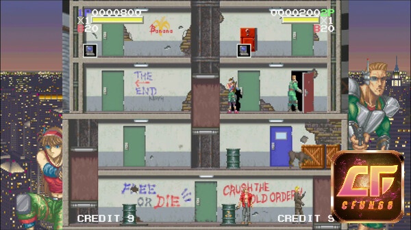 Game Elevator Action có lối chơi nhập vai bắn súng hấp dẫn và kịch tính