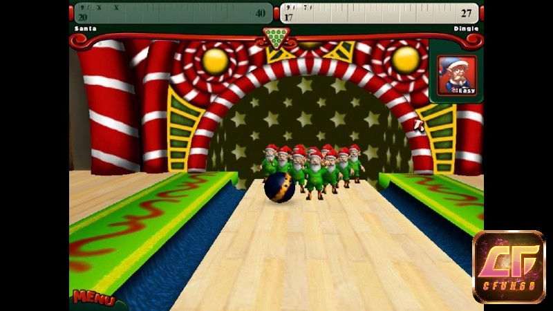 Lối chơi của game Elf Bowling rất đơn giản và giải trí