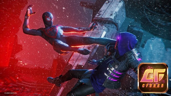 Đồ họa trong game Spider-Man: Miles Morales thể hiện sự tiến bộ đáng kể so với phiên bản trước