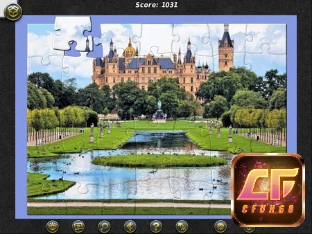 Đồ họa game 1001 Jigsaw. Castles and Palaces đẹp mắt và thú vị
