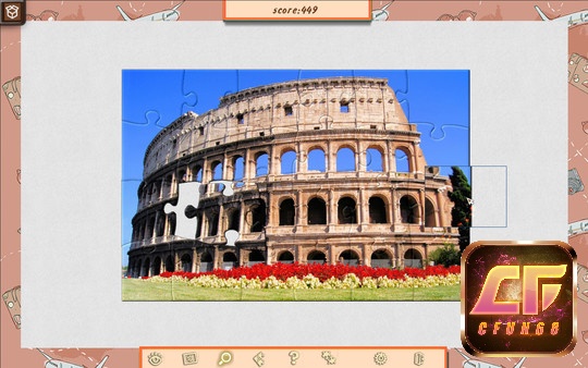 Đồ họa trong game 1001 Jigsaw. World Tour: Europe thật sự ấn tượng
