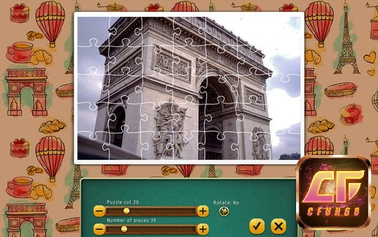 Game 1001 Jigsaw. World Tour: France có lối chơi giải đố thú vị