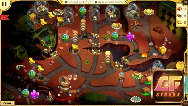 Các nhiệm vụ trong game bao gồm khám phá địa điểm độc đáo và giải quyết các câu đố