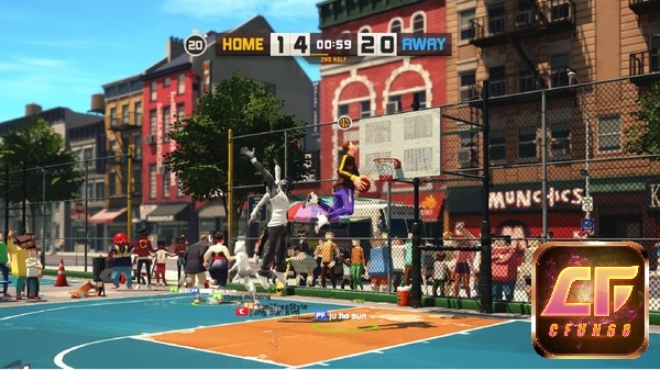 Đồ họa của game 3on3 FreeStyle: Rebound được thiết kế theo phong cách hoạt hình