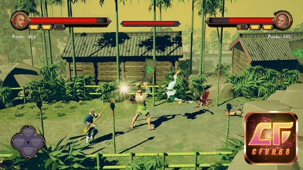 Nhân vật chính của game 9 Monkeys of Shaolin là Wei Cheng