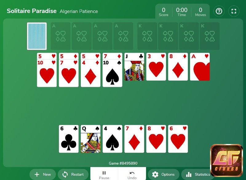 Game Algerian (card game) là một game xếp bài hấp dẫn