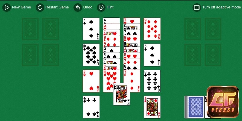 Game Backbone (card game) có lối chơi xếp bài theo thứ tự đầy thách thức