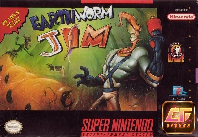Game Earthworm Jim (video game) có nhiều cấp độ với độ hấp dẫn khác nhau