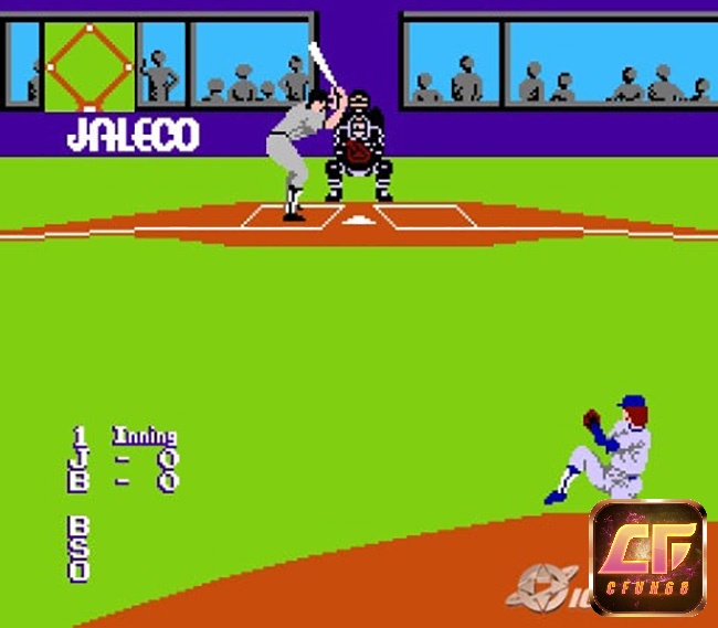 Các trận đấu trong game Bases Loaded (video game) chân thực và kịch tính