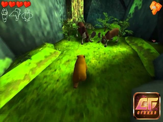 Game Disney's Brother Bear (video game) có nhiều nhiệm vụ đa dạng